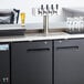 Avantco UDD-2-HC Four Tap Kegerator Beer Dispenser - Black, (2) 1/2 Keg Capacity Main Thumbnail 1