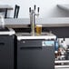 Avantco UDD-1-HC Triple Tap Kegerator Beer Dispenser - Black, (1) 1/2 Keg Capacity Main Thumbnail 1