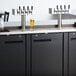Avantco UDD-4-HC (2) Four Tap Kegerator Beer Dispenser - Black, (4) 1/2 Keg Capacity Main Thumbnail 1