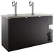 Avantco UDD-60-HC (2) Triple Tap Shallow Depth Kegerator Beer Dispenser - Black, (2) 1/2 Keg Capacity Main Thumbnail 4