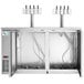 Avantco UDD-60-HC-S (2) Four Tap Kegerator Beer Dispenser - Stainless Steel, (2) 1/2 Keg Capacity Main Thumbnail 5