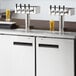 Avantco UDD-60-HC-S (2) Four Tap Kegerator Beer Dispenser - Stainless Steel, (2) 1/2 Keg Capacity Main Thumbnail 1