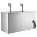 Avantco UDD-3-HC-S (2) Triple Tap Kegerator Beer Dispenser - Stainless Steel, (3) 1/2 Keg Capacity Main Thumbnail 3