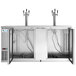 Avantco UDD-3-HC-S (2) Triple Tap Kegerator Beer Dispenser - Stainless Steel, (3) 1/2 Keg Capacity Main Thumbnail 4