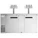 Avantco UDD-3-HC-S (2) Four Tap Kegerator Beer Dispenser - Stainless Steel, (3) 1/2 Keg Capacity Main Thumbnail 5