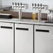 Avantco UDD-72-HC-S (2) Four Tap Kegerator Beer Dispenser - Stainless Steel, (3) 1/2 Keg Capacity Main Thumbnail 1
