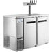 Avantco UDD-48-HC-S Four Tap Shallow Depth Kegerator Beer Dispenser - Stainless Steel, (2) 1/2 Keg Capacity Main Thumbnail 3