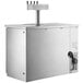 Avantco UDD-48-HC-S Four Tap Shallow Depth Kegerator Beer Dispenser - Stainless Steel, (2) 1/2 Keg Capacity Main Thumbnail 4
