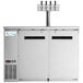 Avantco UDD-48-HC-S Four Tap Shallow Depth Kegerator Beer Dispenser - Stainless Steel, (2) 1/2 Keg Capacity Main Thumbnail 6