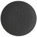 Villeroy & Boch 16-4074-2650 The Rock 8 1/4" Black Shale Coupe Flat Porcelain Plate - 6/Case Main Thumbnail 1