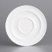 Villeroy & Boch 16-4036-1280 Neufchatel Care 6 3/4" White Porcelain Saucer - 6/Case Main Thumbnail 1