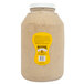 A gallon jar of Pilsudski Polish Style Horseradish Mustard with a yellow label and black text on a white background.
