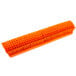 An orange Carlisle Sparta Omni Sweep brush head with bristles.