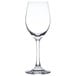 A clear Stolzle port wine glass.