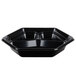 Genpak HX013-3L Smart-Set 10 5/16" Black Hexagonal 3 Compartment Foam Serving Tray - 200/Case Main Thumbnail 3