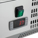 An Avantco Countertop Refrigerated Prep Rail with a digital temperature display.