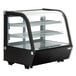 Avantco BCC-28-HC 27 1/2" Black Refrigerated Countertop Bakery Display Case with LED Lighting Main Thumbnail 2