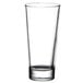 A clear Libbey beverage glass.