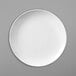 World Tableware 840-435C Porcelana 9 1/2" Round Bright White Porcelain Coupe Plate - 24/Case Main Thumbnail 2