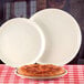 World Tableware PZ-13 13" Round White China Pizza Platter - 6/Case Main Thumbnail 1