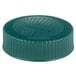A green plastic lid with holes for a Vollrath Dripcut bottle.