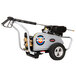 A Simpson water shotgun pressure washer with hose attached.