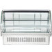 Vollrath 40843 48" Curved Glass Drop In Refrigerated Countertop Display Cabinet Main Thumbnail 3