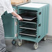 Cambro 1826LTC401 Camcart Slate Blue Mobile Cart for 18" x 26" Sheet Pans and Trays Main Thumbnail 5