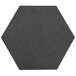 A grey hexagon shaped Epicurean serving board.