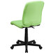 A green Flash Furniture mid-back office chair with black wheels.