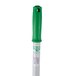 A green and white Unger ProAluminum squeegee handle with a green threaded tube.