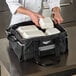 Vollrath VCBM300 3-Series Medium Insulated Food Pan Carrier / Catering Bag, 17" x 13" x 9" - Holds (2) Half Size Food Pans Main Thumbnail 1