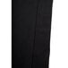 Chef Revival black chef trousers with a zipper.