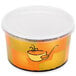 Huhtamaki 70416 16 oz. Streetside Print Double-Wall Poly Squat Paper Soup / Hot Food Cup with Plastic Lid - 250/Case Main Thumbnail 3