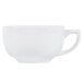 CAC RCN-56 Clinton 14 oz. Super White Porcelain Cappuccino Cup - 36/Case Main Thumbnail 1