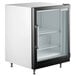 A white Beverage-Air countertop display freezer with a swing door.