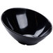 A black GET Black Elegance slanted bowl.