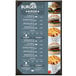 A Menu Solutions Kensington menu cover with a white background.
