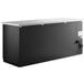 Avantco UBB-378-HC 79" Black Counter Height Solid Door Back Bar Refrigerator with LED Lighting Main Thumbnail 4