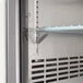 Avantco UBB-378-HC 79" Black Counter Height Solid Door Back Bar Refrigerator with LED Lighting Main Thumbnail 8