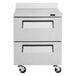 Turbo Air TWR-28SD-D2-N Super Deluxe 27" Worktop Refrigerator with Two Drawers Main Thumbnail 1