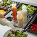 GET SDB-32-PC-6-CL 32 oz. Clear Polycarbonate Salad Dressing / Juice Bottle and Lid Set Main Thumbnail 1