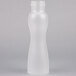 A frosted polycarbonate bottle with a white cap.
