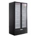 Beverage-Air MT34-1-B 39 1/2" Marketeer Series Black Refrigerated Glass Door Merchandiser with LED Lighting Main Thumbnail 3