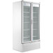 Beverage-Air MT34-1-W 39 1/2" Marketeer Series White Refrigerated Glass Door Merchandiser with LED Lighting Main Thumbnail 3