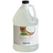 A white plastic jug of Narvon Coconut Slushy concentrate with a label.