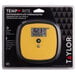 A yellow Taylor TempRite dishwasher plate thermometer in a package.
