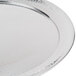 American Metalcraft HMRST2201 22" Round Hammered Stainless Steel Tray Main Thumbnail 5