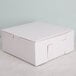 7" x 7" x 3" White Cake / Bakery Box - 250/Bundle Main Thumbnail 5