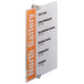 Durable 482519 8 1/4" x 11 3/4" Transparent Acrylic Standoff Sign with Inserts Main Thumbnail 1